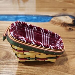 Longaberger Handwoven Mini Sleigh Basket